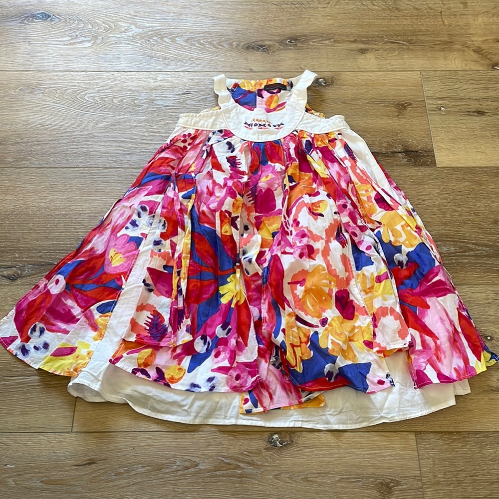 Floral catimini dress size 8 in good conditions (made in France)